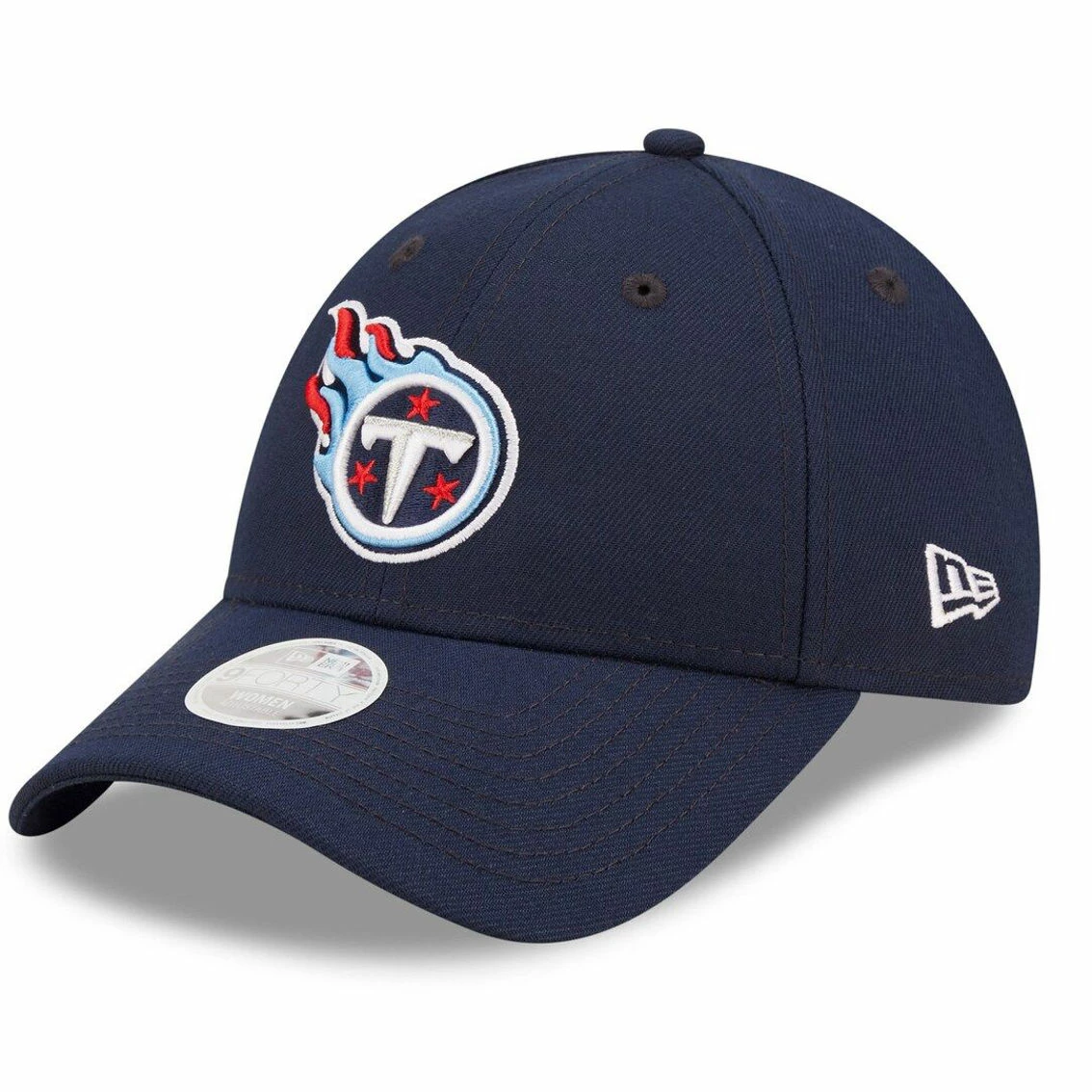 New Era Women's Navy Tennessee Titans Simple 9FORTY Adjustable Hat 3 New Era Women's Navy Tennessee Titans Simple 9FORTY Adjustable Hat