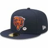 New Era Men's Navy Chicago Bears Lips 59FIFTY Fitted Hat 2 New Era Men's Navy Chicago Bears Lips 59FIFTY Fitted Hat -Fanatics DSCO1152521331 1320
