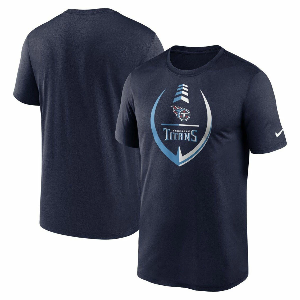 Nike Men's Navy Tennessee Titans Icon Legend Performance T-Shirt 3 Nike Men's Navy Tennessee Titans Icon Legend Performance T-Shirt