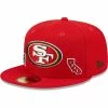 New Era Men's Scarlet San Francisco 49ers Identity 59FIFTY Fitted Hat 2 New Era Men's Scarlet San Francisco 49ers Identity 59FIFTY Fitted Hat -Fanatics DSCO1152521964 2946