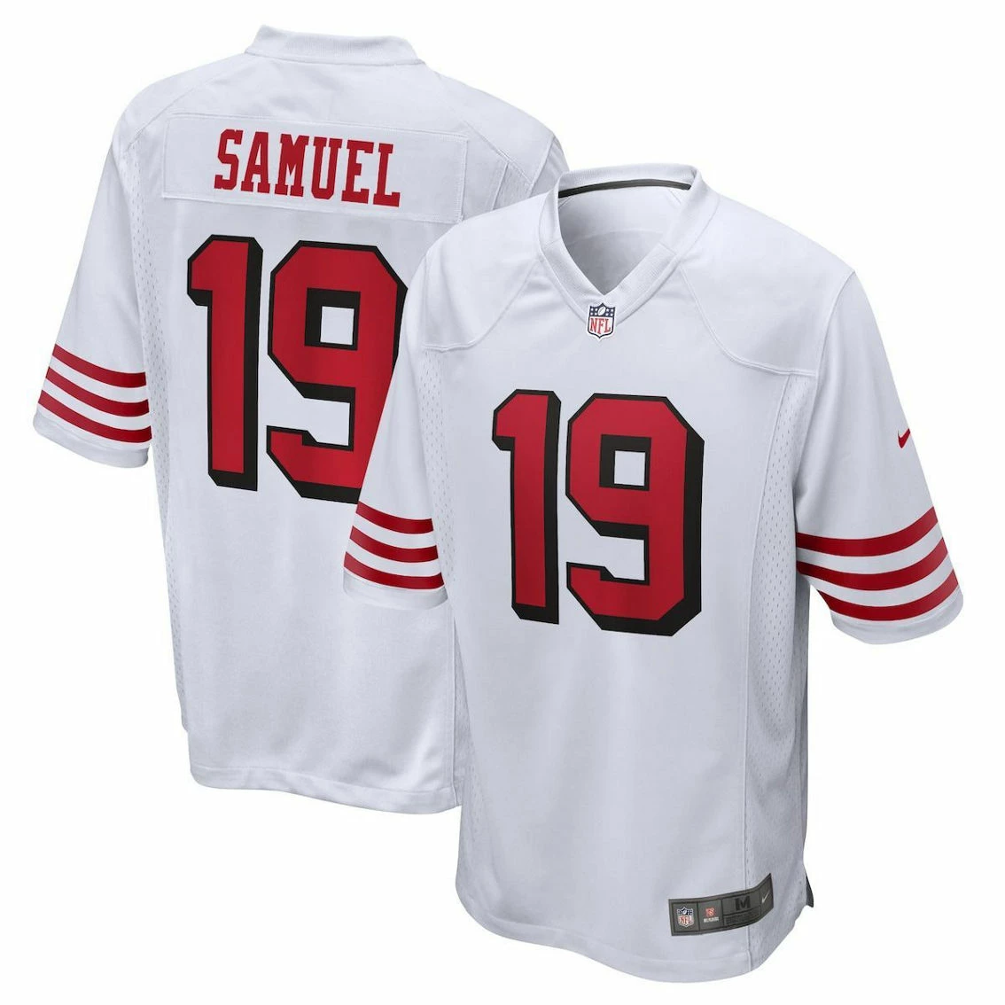 Nike Men's Deebo Samuel White San Francisco 49ers Alternate Game Jersey 3 Nike Men's Deebo Samuel White San Francisco 49ers Alternate Game Jersey