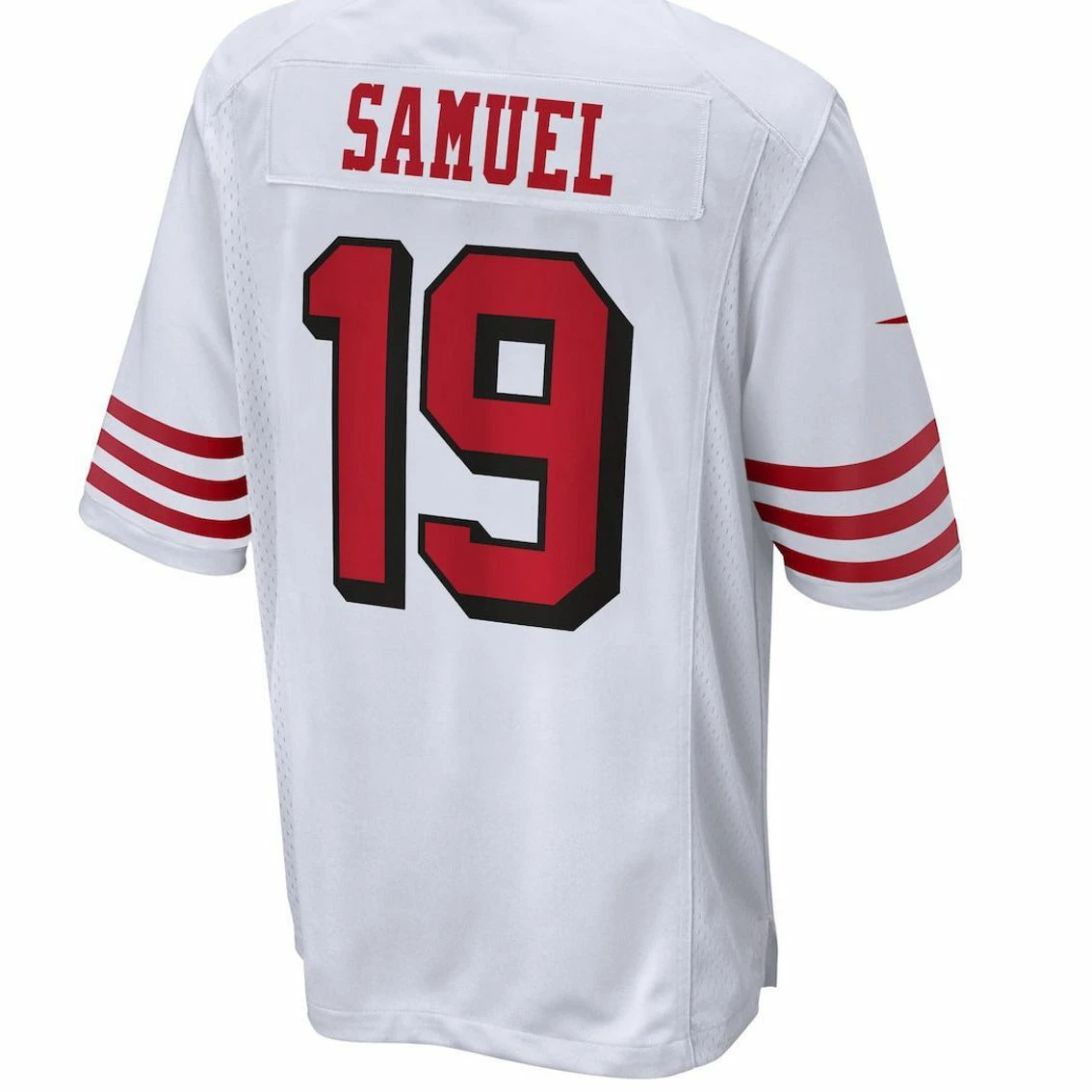 Nike Men's Deebo Samuel White San Francisco 49ers Alternate Game Jersey 6 Nike Men's Deebo Samuel White San Francisco 49ers Alternate Game Jersey - Image 4
