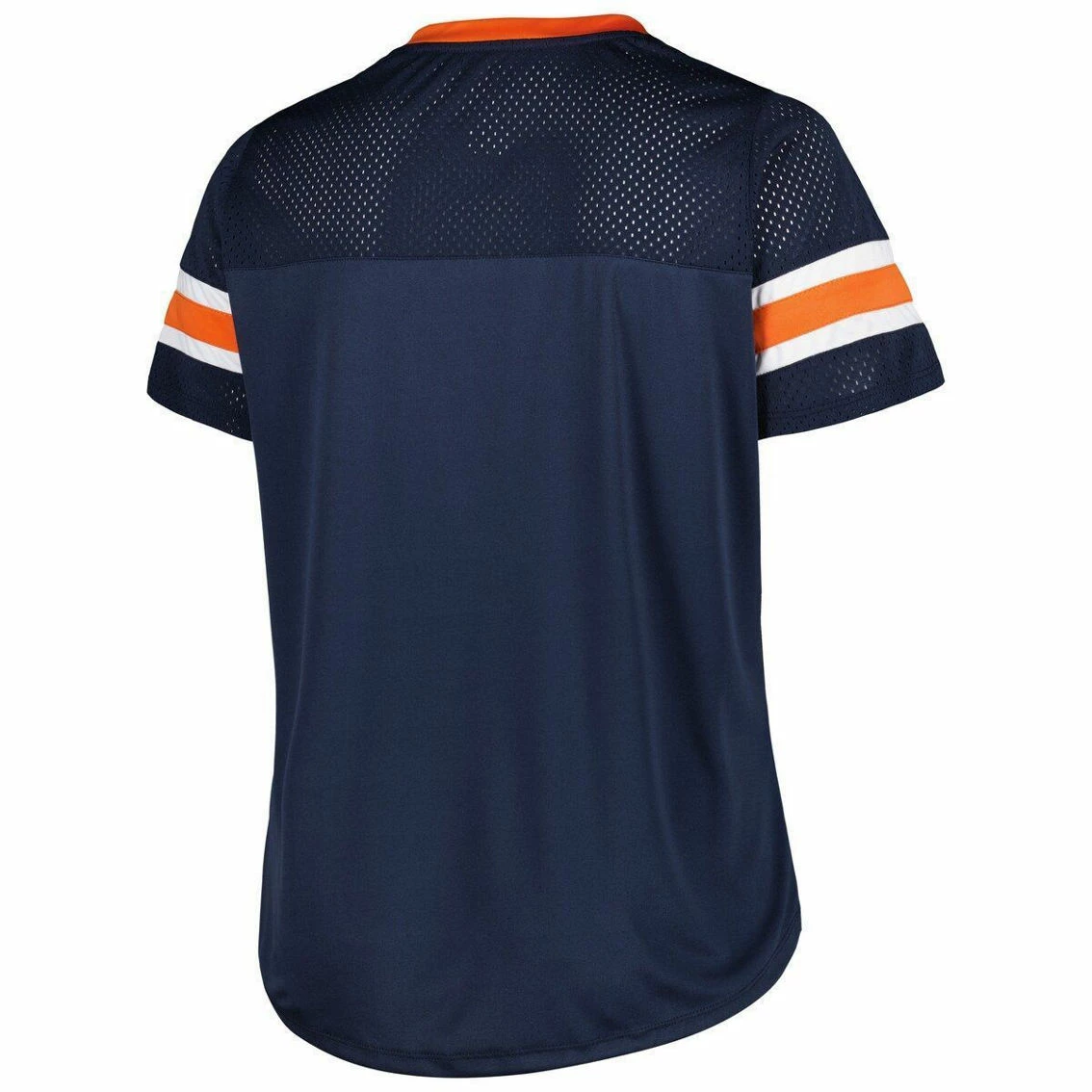 Women's Fanatics Branded Navy Chicago Bears Plus Size Original State Lace-Up T-Shirt 6 Women's Fanatics Branded Navy Chicago Bears Plus Size Original State Lace-Up T-Shirt - Image 4