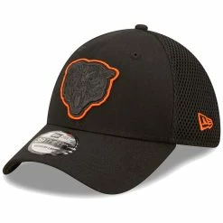 Men's New Era Black Chicago Bears Team Neo 39THIRTY Flex Hat 7 Men's New Era Black Chicago Bears Team Neo 39THIRTY Flex Hat -Fanatics DSCO1152636969 1007 ALT1
