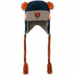 Outerstuff Toddler Navy Chicago Bears Wordmark Ears Trooper Knit Hat