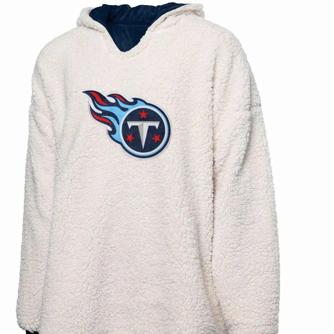 FOCO Tennessee Titans Repeat Print Reversible Hoodeez 6 FOCO Tennessee Titans Repeat Print Reversible Hoodeez - Image 4
