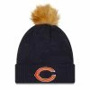Women's New Era Navy Chicago Bears Snowy Cuffed Knit Hat With Pom 1 Women's New Era Navy Chicago Bears Snowy Cuffed Knit Hat With Pom -Fanatics DSCO1152705259 1320