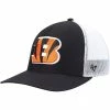 Men's '47 Black/White Cincinnati Bengals Trucker Snapback Hat 2 Men's '47 Black/White Cincinnati Bengals Trucker Snapback Hat -Fanatics DSCO1152705622 1007