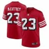 Nike Men's Christian McCaffrey Scarlet San Francisco 49ers Alternate Game Player Jersey -Fanatics DSCO1152865066 2946