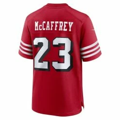 Nike Men's Christian McCaffrey Scarlet San Francisco 49ers Alternate Game Player Jersey -Fanatics DSCO1152865066 2946 ALT3