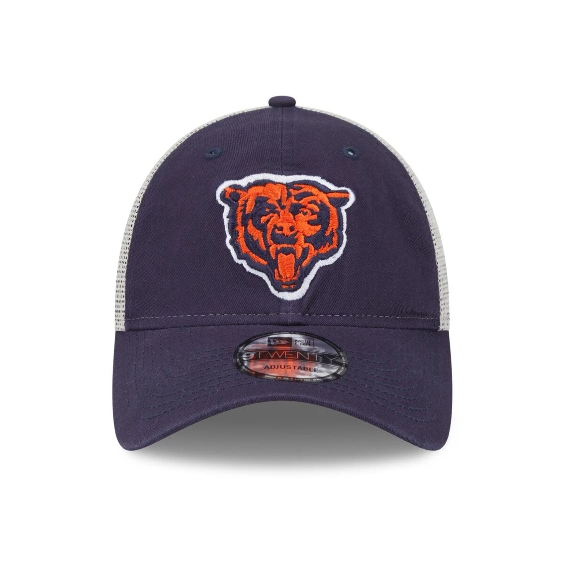 Men's New Era Navy/Natural Chicago Bears Loyal 9TWENTY Trucker Snapback Hat 5 Men's New Era Navy/Natural Chicago Bears Loyal 9TWENTY Trucker Snapback Hat - Image 3
