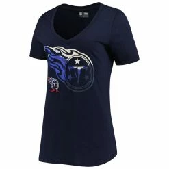 New Era Women's Navy Tennessee Titans Ink Dye Sideline V-Neck T-Shirt 8 New Era Women's Navy Tennessee Titans Ink Dye Sideline V-Neck T-Shirt -Fanatics DSCO1153008582 1320 ALT2