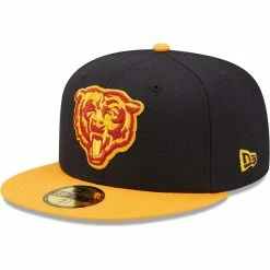 New Era Men's Navy/Gold Chicago Bears 100th Anniversary 59FIFTY Fitted Hat 9 New Era Men's Navy/Gold Chicago Bears 100th Anniversary 59FIFTY Fitted Hat -Fanatics DSCO1153008888 GOLDBL ALT3