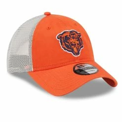 New Era Men's Orange/Natural Chicago Bears Loyal 9TWENTY Trucker Snapback Hat -Fanatics DSCO1153008938 2294 ALT3