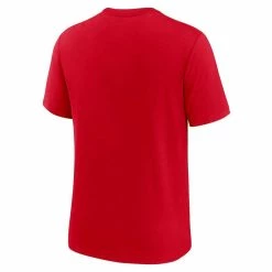 Nike Men's Scarlet San Francisco 49ers Playback Logo Tri-Blend T-Shirt -Fanatics DSCO1153009008 2946 ALT3