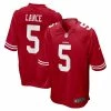 Nike Men's Trey Lance Scarlet San Francisco 49ers Game Jersey -Fanatics DSCO1153009101 2946