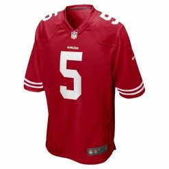 Nike Men's Trey Lance Scarlet San Francisco 49ers Game Jersey -Fanatics DSCO1153009101 2946 ALT2