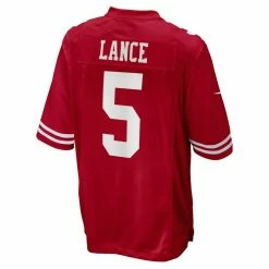 Nike Men's Trey Lance Scarlet San Francisco 49ers Game Jersey -Fanatics DSCO1153009101 2946 ALT3