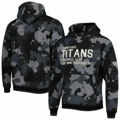 The Wild Collective Men's Black Tennessee Titans Camo Pullover Hoodie