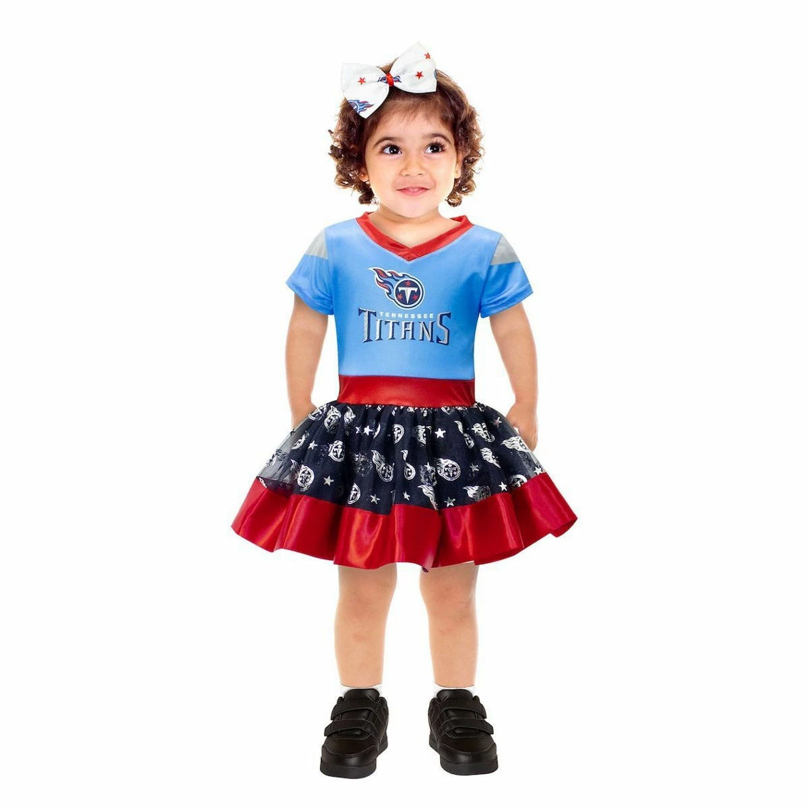 Jerry Leigh Girls Toddler Navy Tennessee Titans Tutu Tailgate Game Day V-Neck Costume 4 Jerry Leigh Girls Toddler Navy Tennessee Titans Tutu Tailgate Game Day V-Neck Costume - Image 2