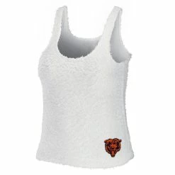 WEAR By Erin Andrews Women's Cream Chicago Bears Cozy Scoop Neck Tank Top & Pants Sleep Set 8 WEAR By Erin Andrews Women's Cream Chicago Bears Cozy Scoop Neck Tank Top & Pants Sleep Set -Fanatics DSCO1153010599 6662 ALT2