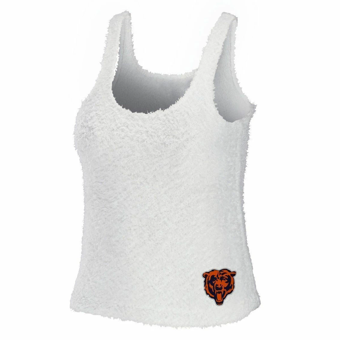 WEAR By Erin Andrews Women's Cream Chicago Bears Cozy Scoop Neck Tank Top & Pants Sleep Set 5 WEAR By Erin Andrews Women's Cream Chicago Bears Cozy Scoop Neck Tank Top & Pants Sleep Set - Image 3