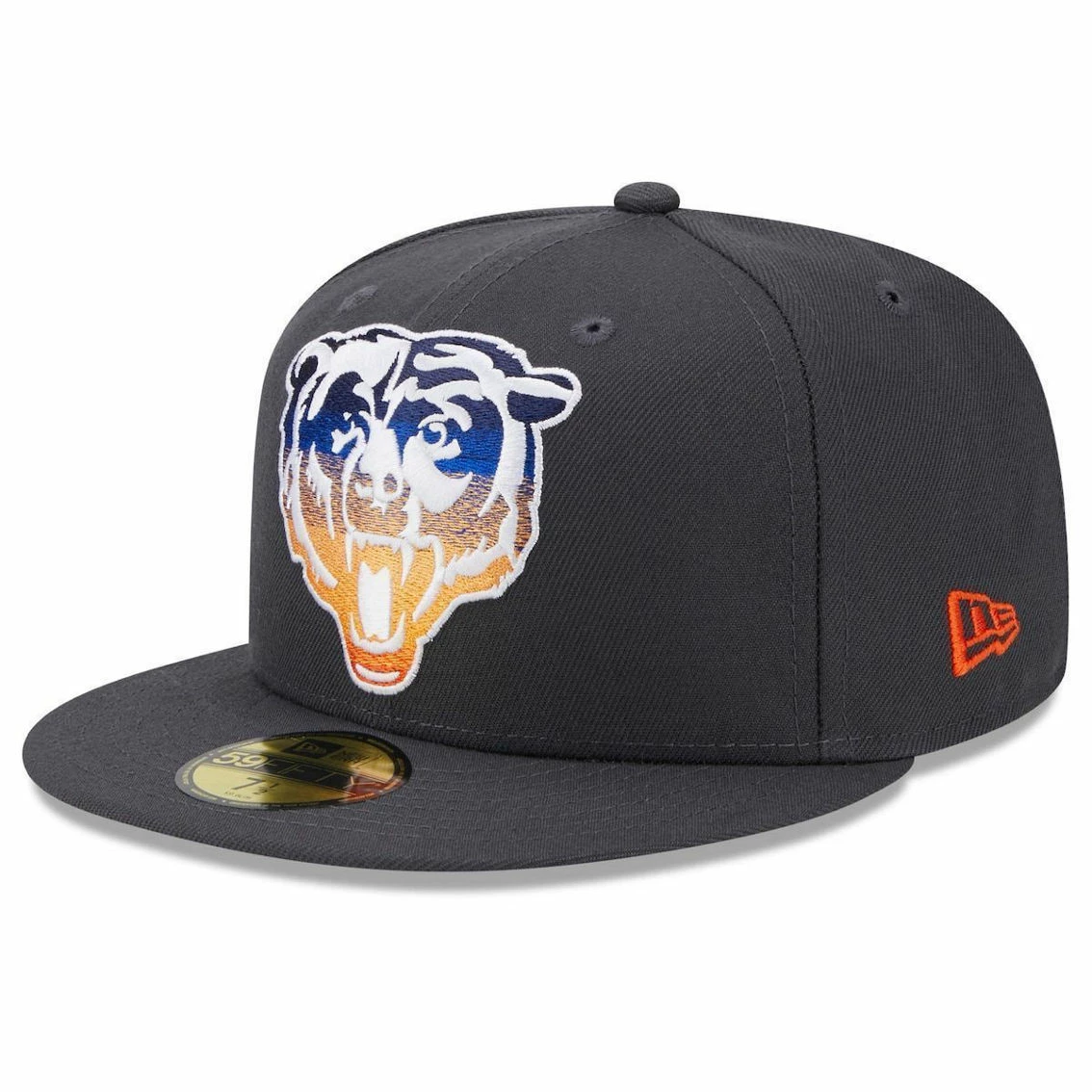 New Era Men's Graphite Chicago Bears Color Dim 59FIFTY Fitted Hat 3 New Era Men's Graphite Chicago Bears Color Dim 59FIFTY Fitted Hat