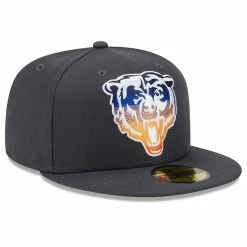 New Era Men's Graphite Chicago Bears Color Dim 59FIFTY Fitted Hat 9 New Era Men's Graphite Chicago Bears Color Dim 59FIFTY Fitted Hat -Fanatics DSCO1153010857 1925 ALT3