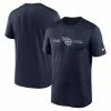 Nike Men's Navy Tennessee Titans Horizontal Lockup Legend Performance T-Shirt -Fanatics DSCO1153011325 1320