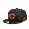 New Era Men's Black Chicago Bears Camo 59FIFTY Fitted Hat 1 New Era Men's Black Chicago Bears Camo 59FIFTY Fitted Hat -Fanatics DSCO1153011411 4273
