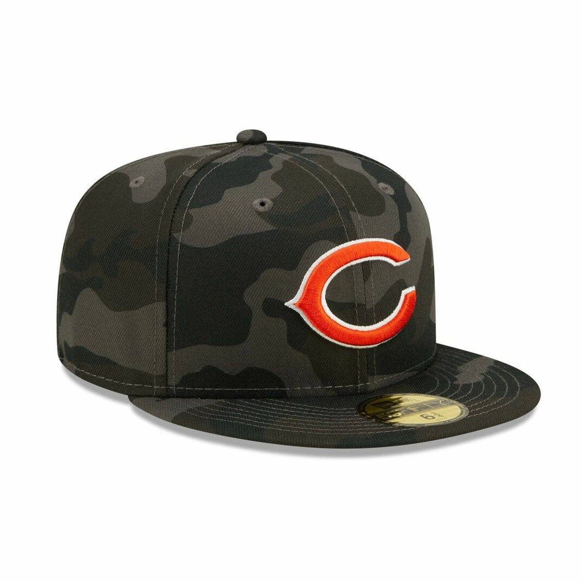 New Era Men's Black Chicago Bears Camo 59FIFTY Fitted Hat 6 New Era Men's Black Chicago Bears Camo 59FIFTY Fitted Hat - Image 4