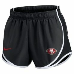 Nike Women's Charcoal San Francisco 49ers Logo Performance Tempo Shorts 8 Nike Women's Charcoal San Francisco 49ers Logo Performance Tempo Shorts -Fanatics DSCO1153011621 1904 ALT2