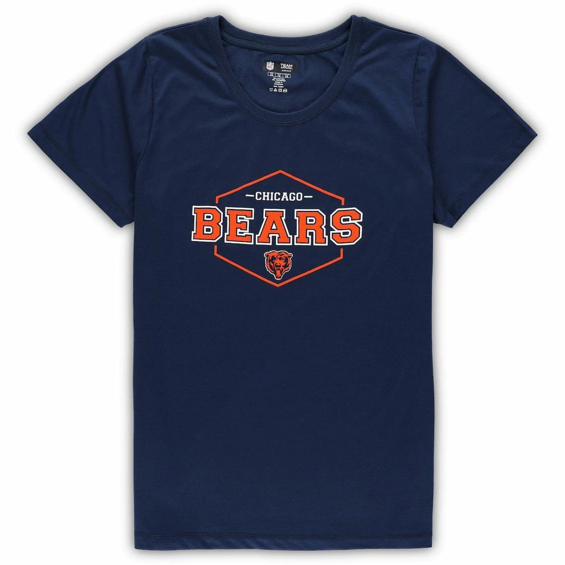 Concepts Sport Women's Navy/Orange Chicago Bears Plus Size Badge T-Shirt & Pants Sleep Set 5 Concepts Sport Women's Navy/Orange Chicago Bears Plus Size Badge T-Shirt & Pants Sleep Set - Image 3