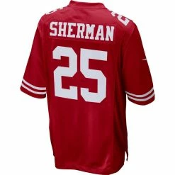 Nike Men's Richard Sherman San Francisco 49ers Game Player Jersey 9 Nike Men's Richard Sherman San Francisco 49ers Game Player Jersey -Fanatics DSCO1153011812 2946 ALT3