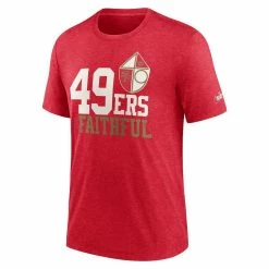 Nike Men's Heather Scarlet San Francisco 49ers Local Tri-Blend T-Shirt 8 Nike Men's Heather Scarlet San Francisco 49ers Local Tri-Blend T-Shirt -Fanatics DSCO1153011868 2946 ALT2