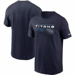 Nike Men's Navy Tennessee Titans Broadcast Essential T-Shirt