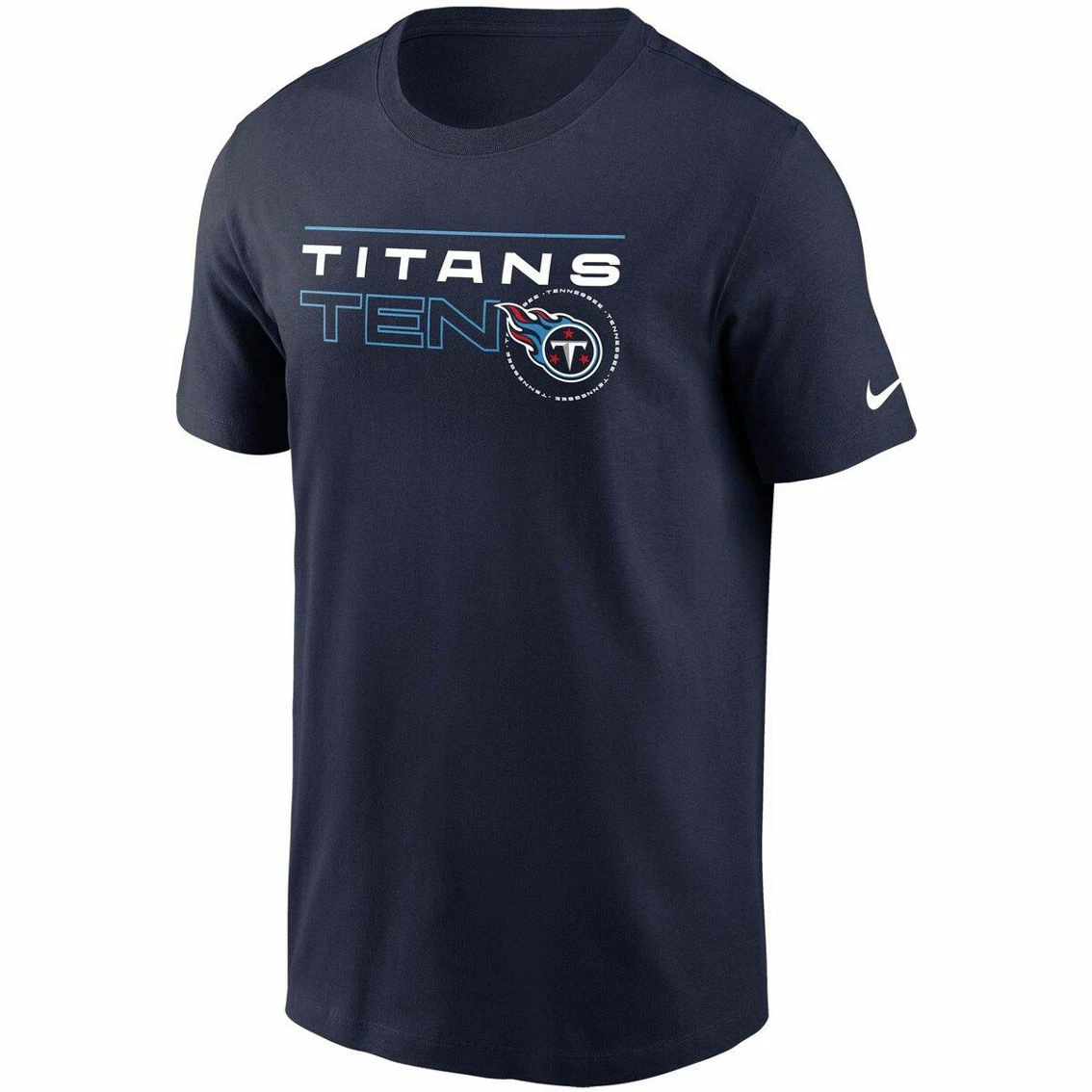 Nike Men's Navy Tennessee Titans Broadcast Essential T-Shirt 5 Nike Men's Navy Tennessee Titans Broadcast Essential T-Shirt - Image 3