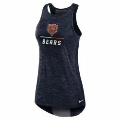 Women's Nike Navy Chicago Bears High Neck Performance Tank Top 8 Women's Nike Navy Chicago Bears High Neck Performance Tank Top -Fanatics DSCO1153012954 1320 ALT2