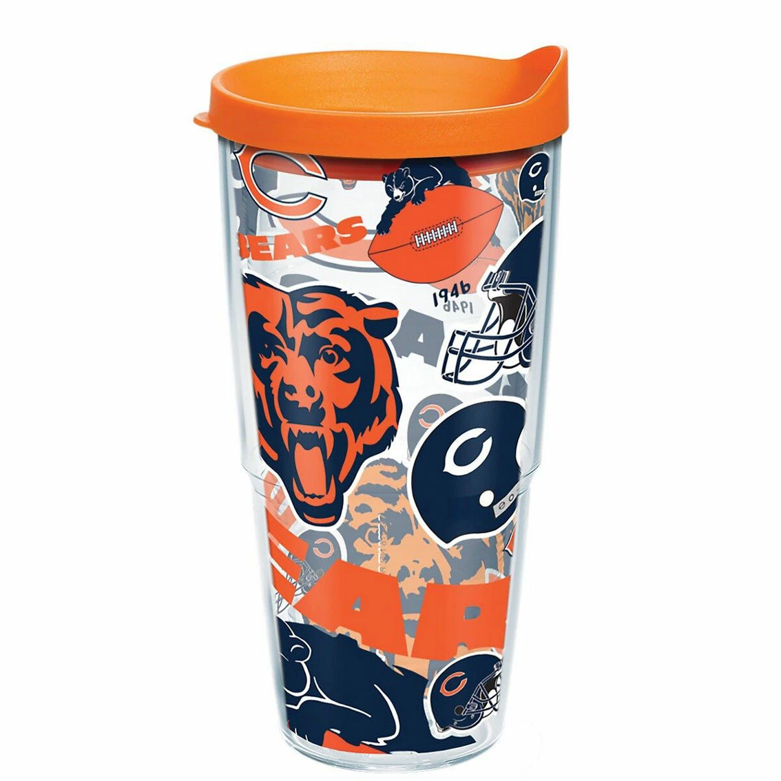 Tervis Chicago Bears 24oz. All Over Classic Tumbler 3 Tervis Chicago Bears 24oz. All Over Classic Tumbler