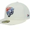New Era Men's Cream Chicago Bears Chrome Color Dim 59FIFTY Fitted Hat 2 New Era Men's Cream Chicago Bears Chrome Color Dim 59FIFTY Fitted Hat -Fanatics DSCO1153013279 6662
