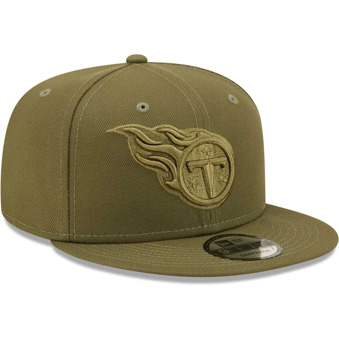 New Era Men's Olive Tennessee Titans Color Pack 9FIFTY Snapback Hat 6 New Era Men's Olive Tennessee Titans Color Pack 9FIFTY Snapback Hat - Image 4