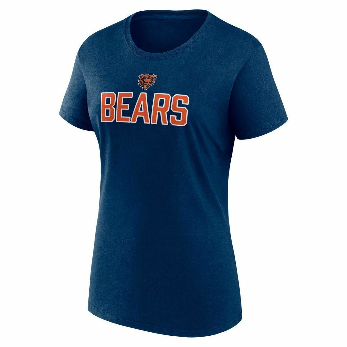 Women's Fanatics Branded Navy Chicago Bears Fundamental Base T-Shirt 5 Women's Fanatics Branded Navy Chicago Bears Fundamental Base T-Shirt - Image 3