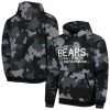 Men's The Wild Collective Black Chicago Bears Camo Pullover Hoodie -Fanatics DSCO1153013822 1007
