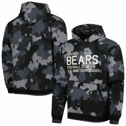 Men's The Wild Collective Black Chicago Bears Camo Pullover Hoodie 7 Men's The Wild Collective Black Chicago Bears Camo Pullover Hoodie -Fanatics DSCO1153013822 1007 ALT1