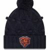 New Era Women's Navy Chicago Bears Toasty Cuffed Knit Hat With Pom 2 New Era Women's Navy Chicago Bears Toasty Cuffed Knit Hat With Pom -Fanatics DSCO1153014424 1320