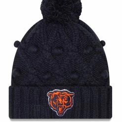 New Era Women's Navy Chicago Bears Toasty Cuffed Knit Hat With Pom 6 New Era Women's Navy Chicago Bears Toasty Cuffed Knit Hat With Pom -Fanatics DSCO1153014424 1320 ALT1