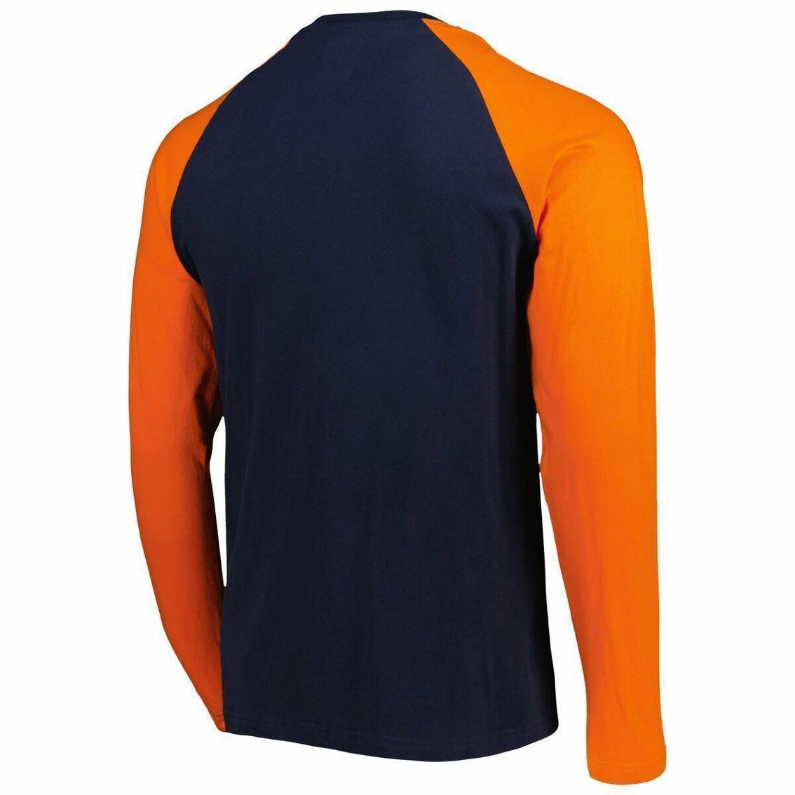 New Era Men's Navy Chicago Bears Current Raglan Long Sleeve T-Shirt 6 New Era Men's Navy Chicago Bears Current Raglan Long Sleeve T-Shirt - Image 4