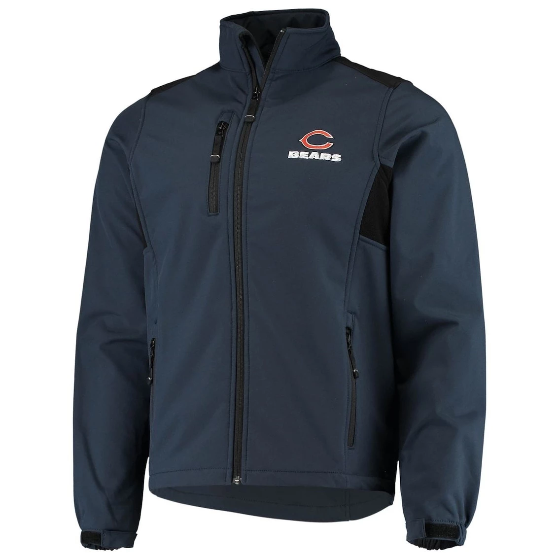 Dunbrooke Men's Navy Chicago Bears Circle Softshell Fleece Full-Zip Jacket 5 Dunbrooke Men's Navy Chicago Bears Circle Softshell Fleece Full-Zip Jacket - Image 3