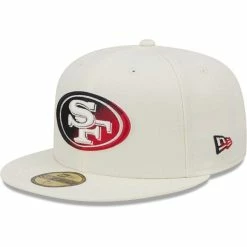 New Era Men's Cream San Francisco 49ers Chrome Color Dim 59FIFTY Fitted Hat 7 New Era Men's Cream San Francisco 49ers Chrome Color Dim 59FIFTY Fitted Hat -Fanatics DSCO1153014651 6662 ALT1