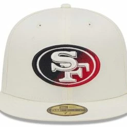 New Era Men's Cream San Francisco 49ers Chrome Color Dim 59FIFTY Fitted Hat 8 New Era Men's Cream San Francisco 49ers Chrome Color Dim 59FIFTY Fitted Hat -Fanatics DSCO1153014651 6662 ALT2